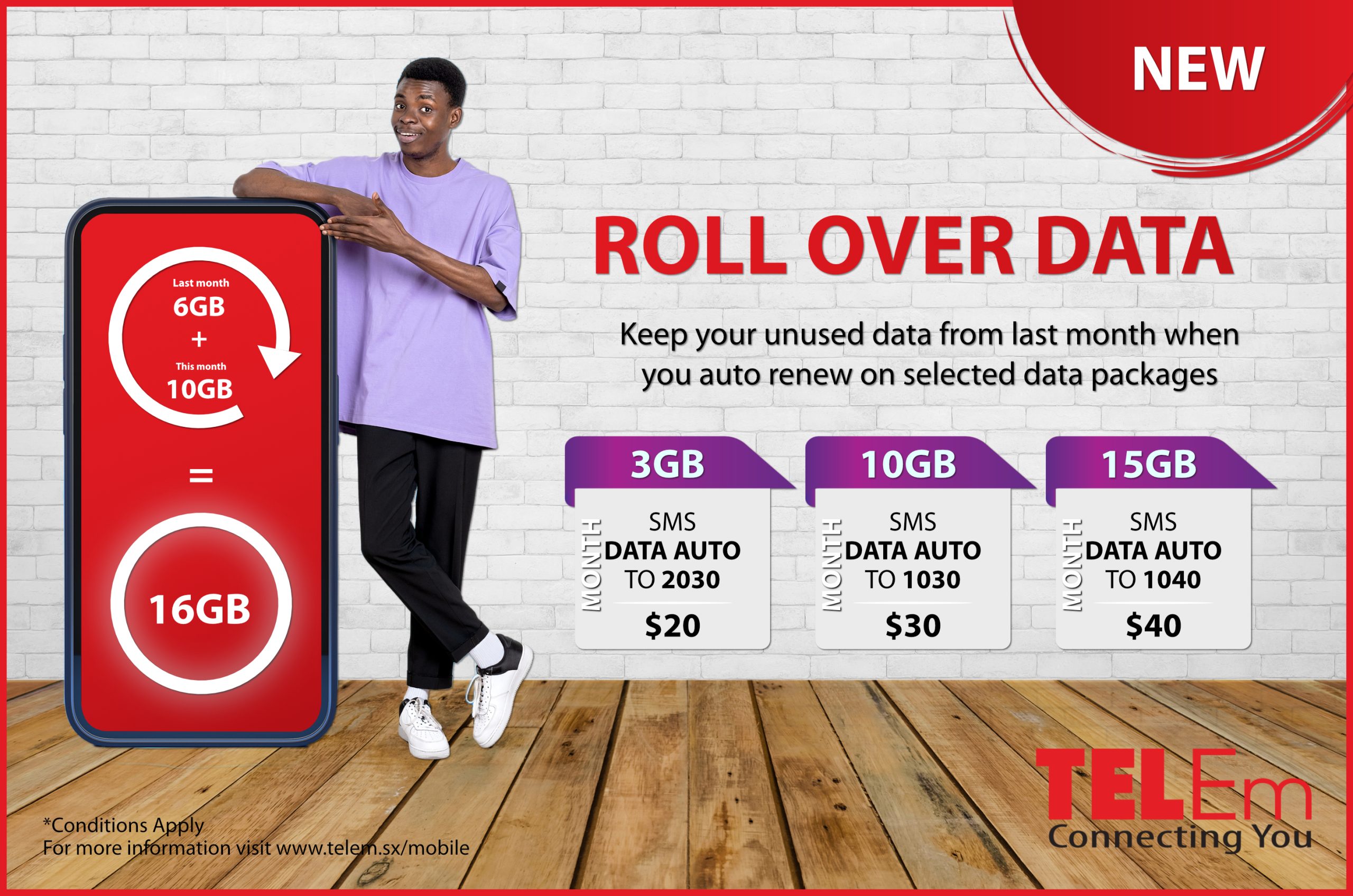 Auto Renew Roll Over Data on selected Packages